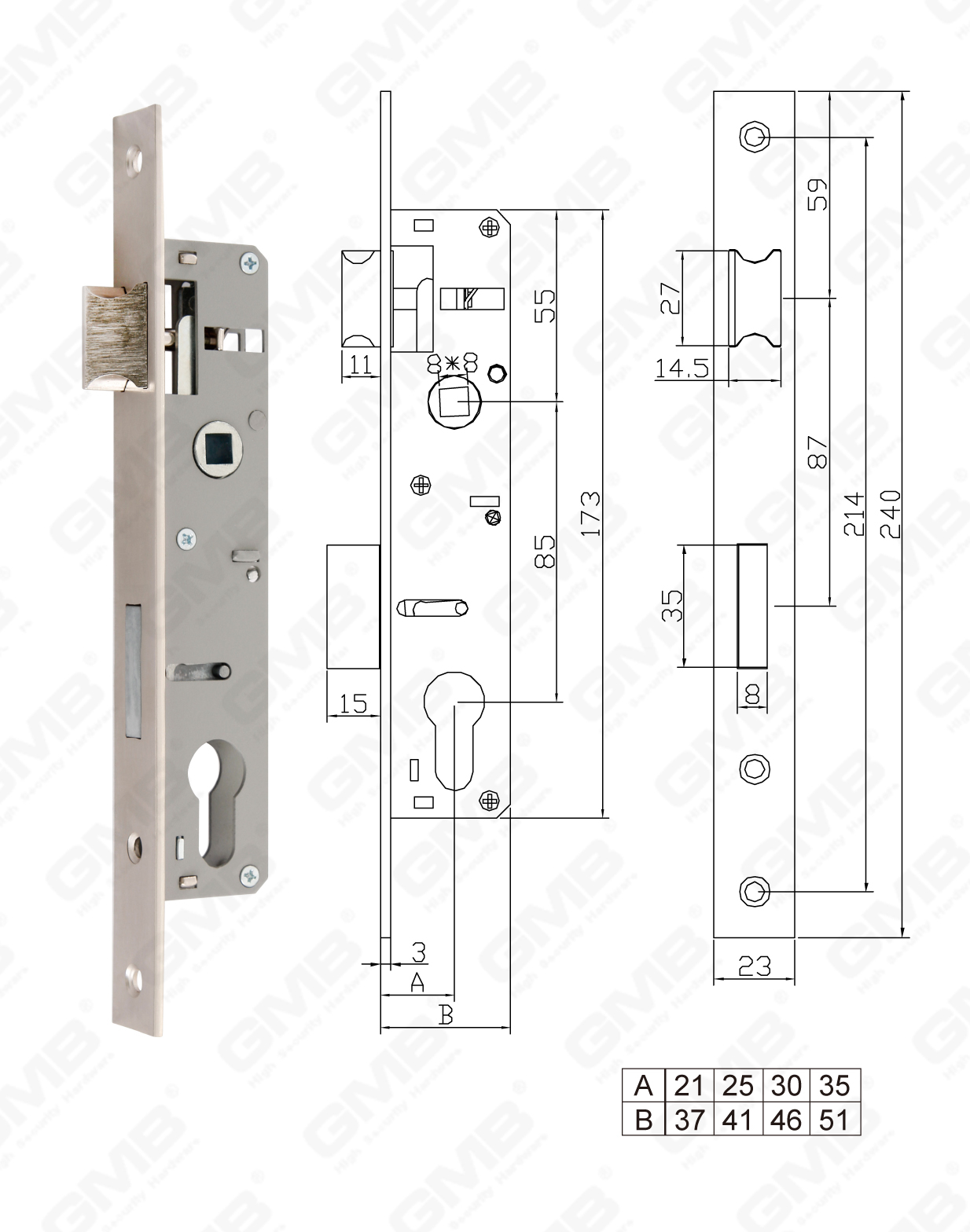 02 Serrure &agrave; mortaise第三部分_N511.21-25-30-35-108