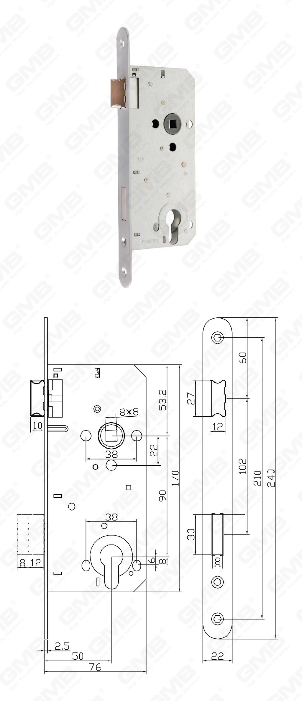 02 Serrure &agrave; mortaiser第二部分_PZ90.50R-106