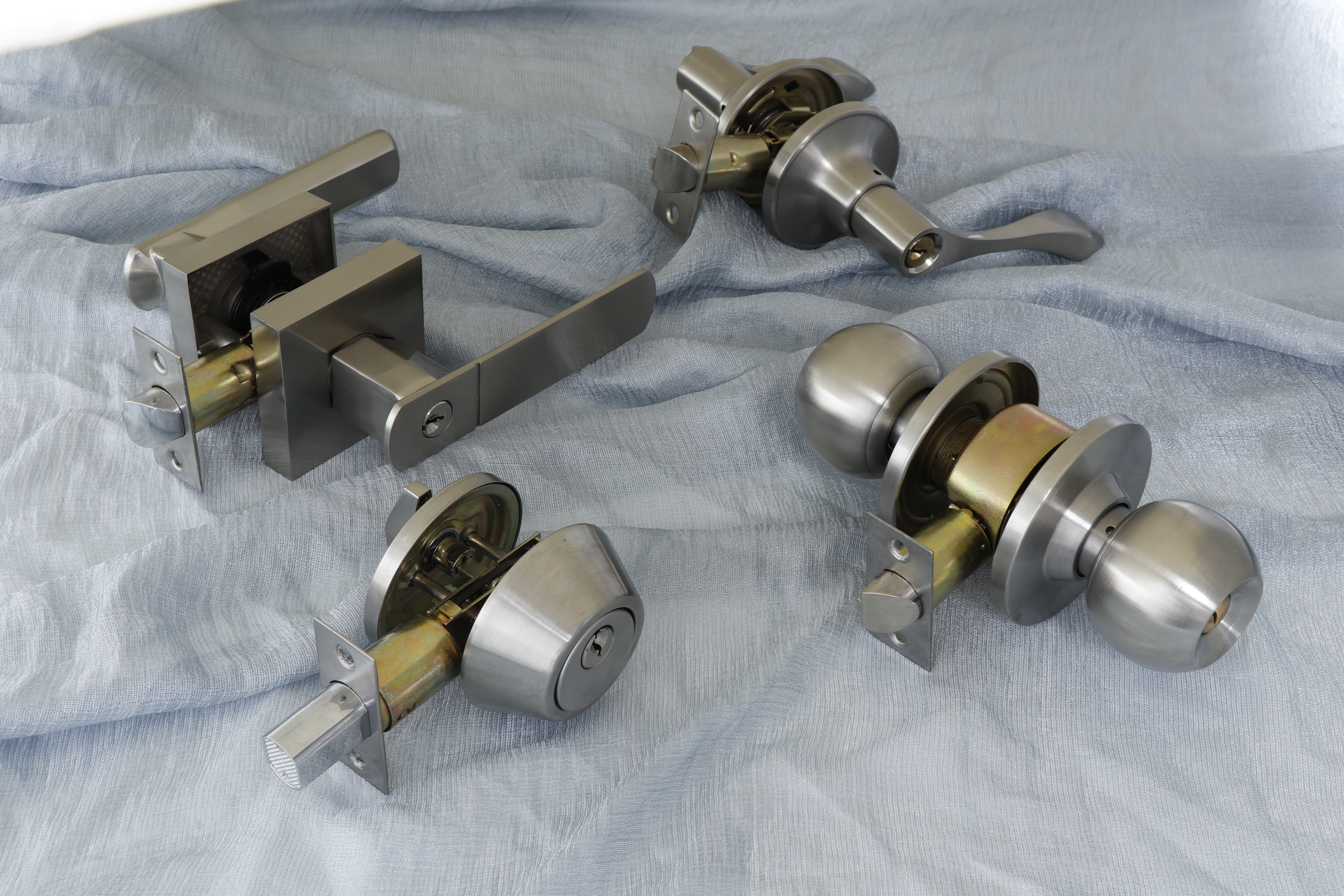 High Security ANSI Standard Tubular Knob Lock Series Radius Drive Spindle Spindle Tubular Bouton (5603AB-PS)