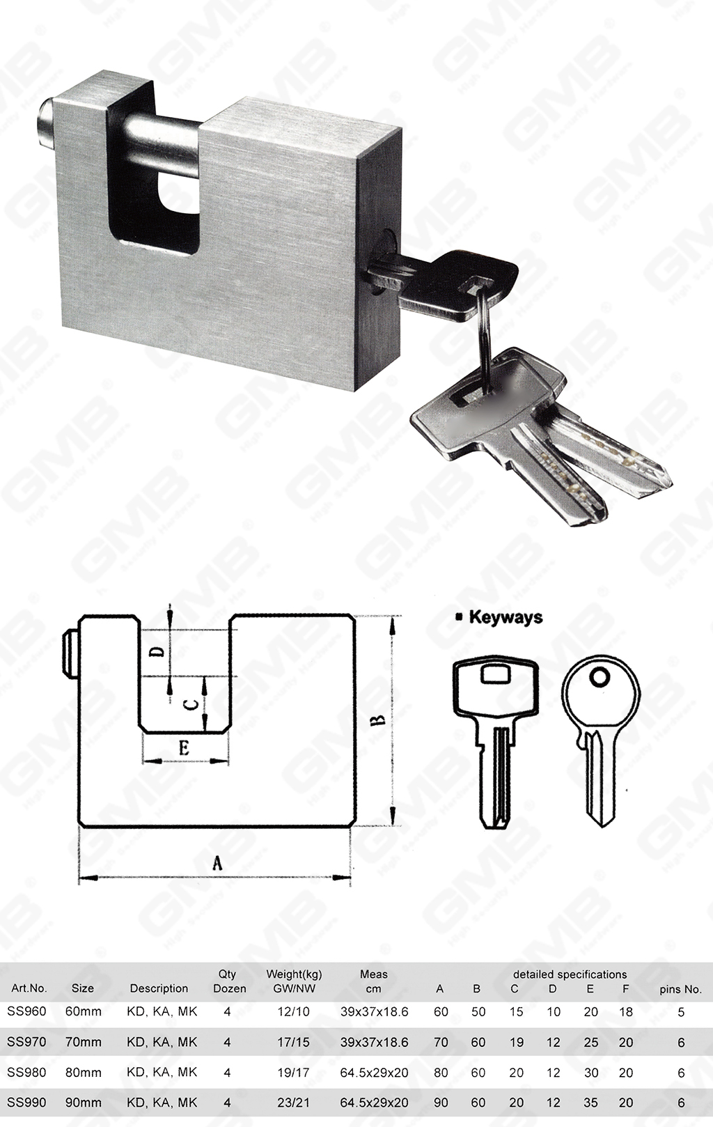 挂锁网站图3_【750】CADENAS RECTANGULAIRE EN ACIER INOXYDABLE -70