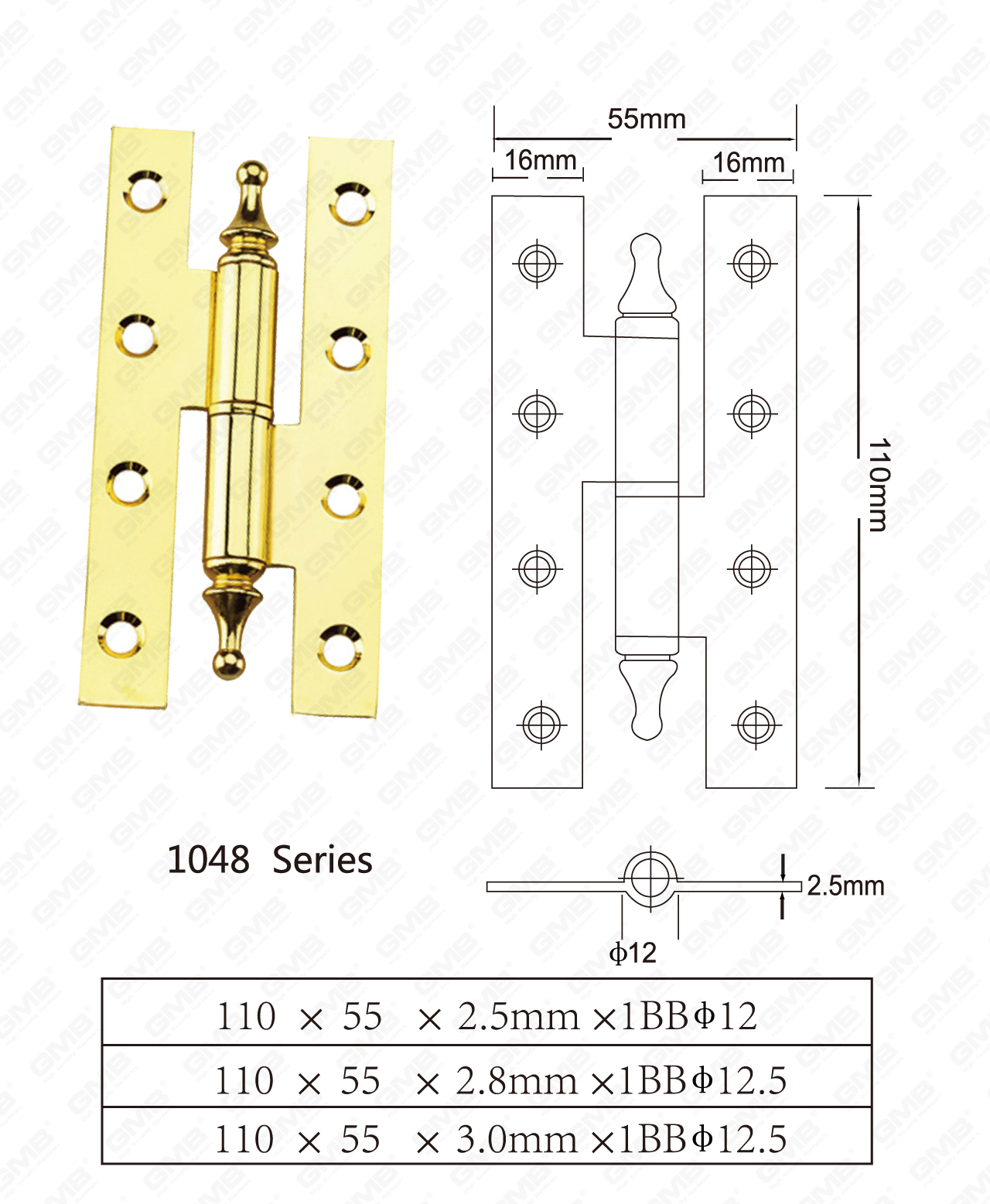 S&eacute;rie de charni&egrave;res en acier_1048-98