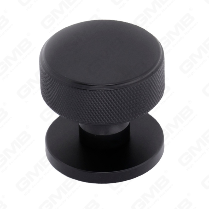 Nouvelle poignée de porte en aluminium de décoration de maison moderne sur rosace ronde