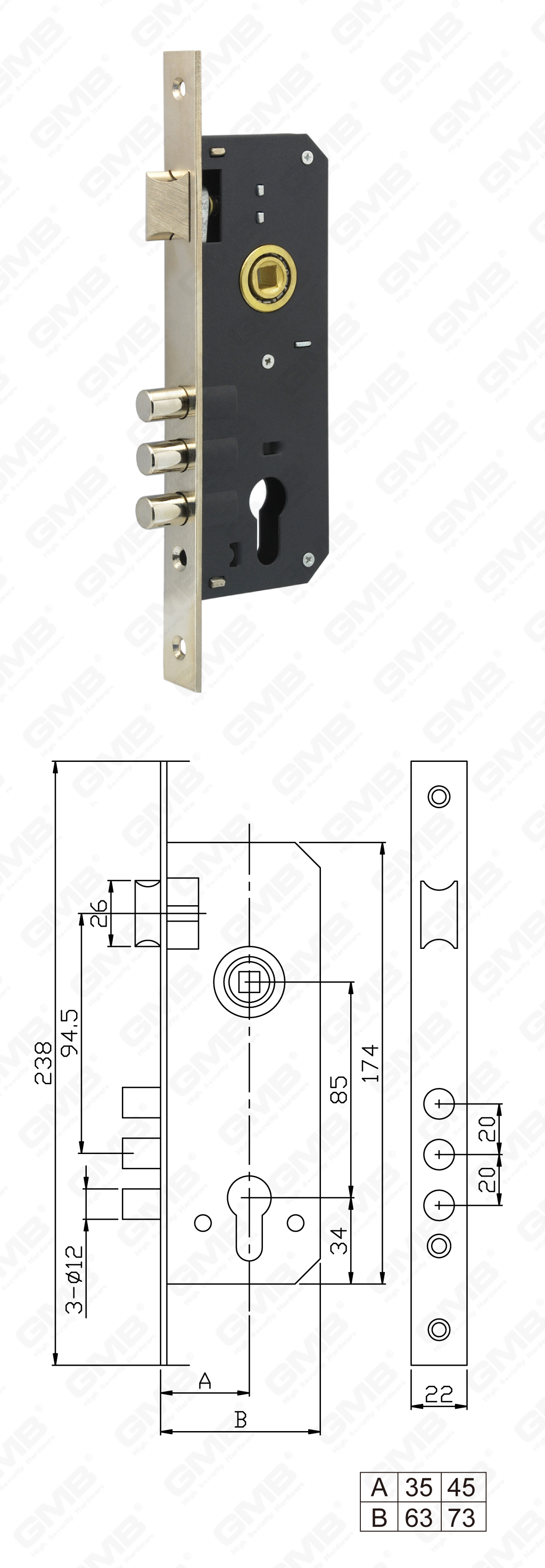 02 Serrure &agrave; mortaise第五部分_935R-3R-945R-3R-80