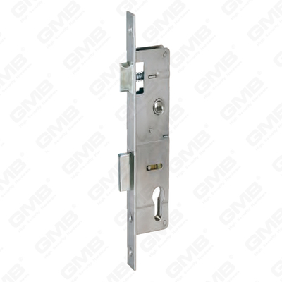 Serrure de porte en aluminium de haute sécurité corps de serrure à trou de cylindre de serrure étroite (90135)