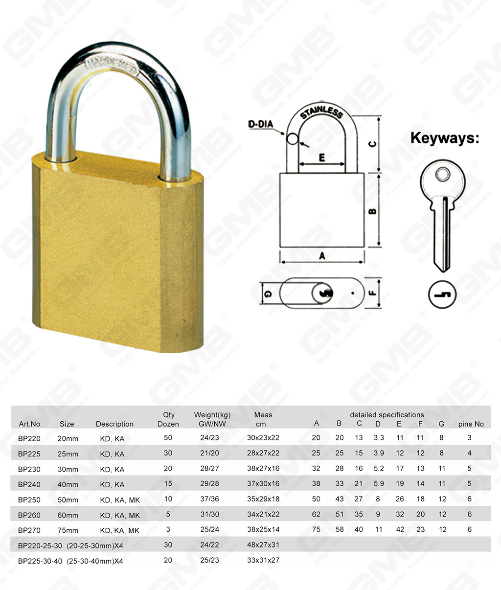 挂锁网站图1_【007】CADENAS EN FER PEINT COULEUR BRONZE (ouverture lat&eacute;rale)-20