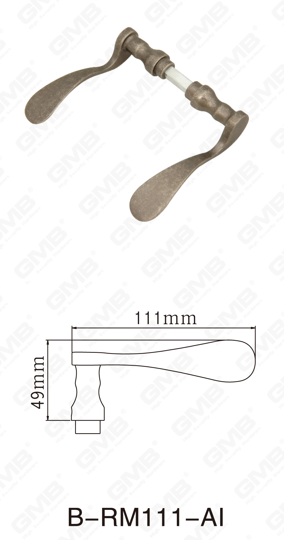 06 Handle en laiton _B-RM111-AL-24