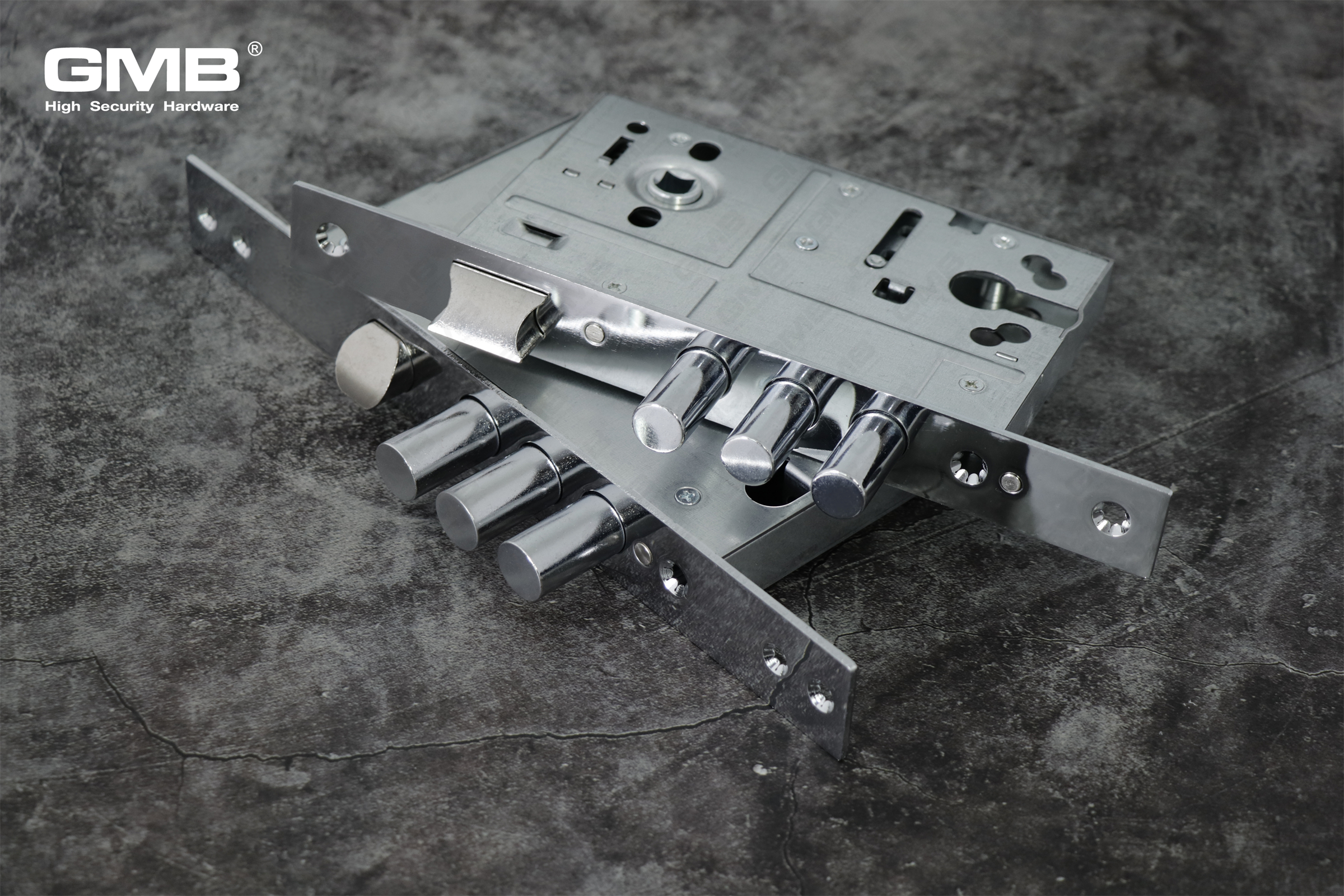 Serrure de porte de haute sécurité, corps de serrure robuste, serrure de porte extérieure à mortaise (811)