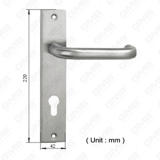 Poignée de levier de poignée de porte en acier inoxydable de haute qualité (SH87-SY02-SS)