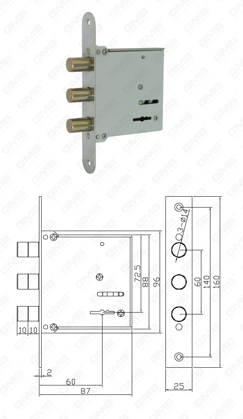 01 Serrure &agrave; mortaiser haute s&eacute;curit&eacute;_GX1223-56