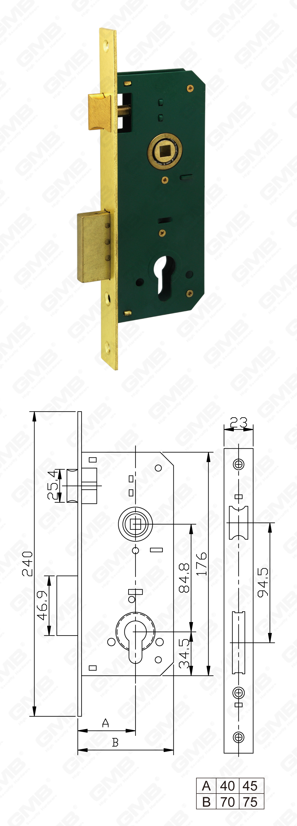 02 Serrure &agrave; mortaise第五部分_6005-III(85X40)(85X45)-18