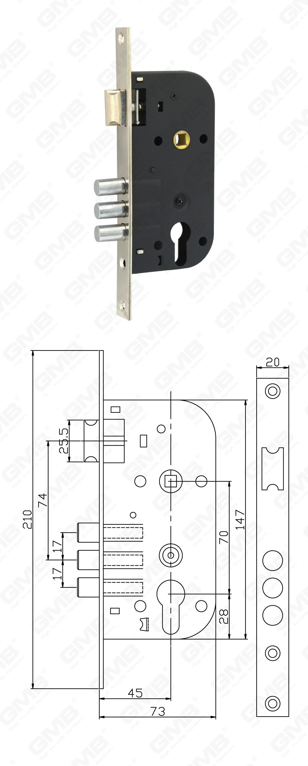 02 Serrure &agrave; mortaise第二部分_310-45A-42