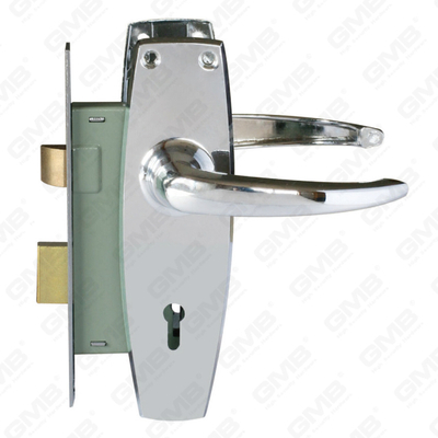 Ensemble de serrures de porte haute sécurité avec pêne demi-tour Ensemble de serrures Poignée de serrure pour boîtier de serrure (7534)