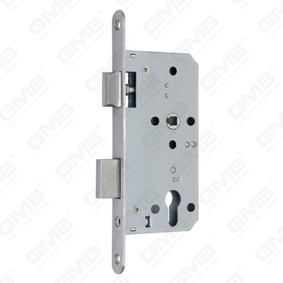 Corps de serrure à trou de cylindre de porte à mortaiser en acier inoxydable de haute sécurité Préparé pour les cylindres profilés (série 72Z-L/R)