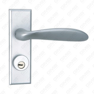 Poignée de porte en aluminium oxygéné sur la poignée de porte de plaque (G8305-G56)
