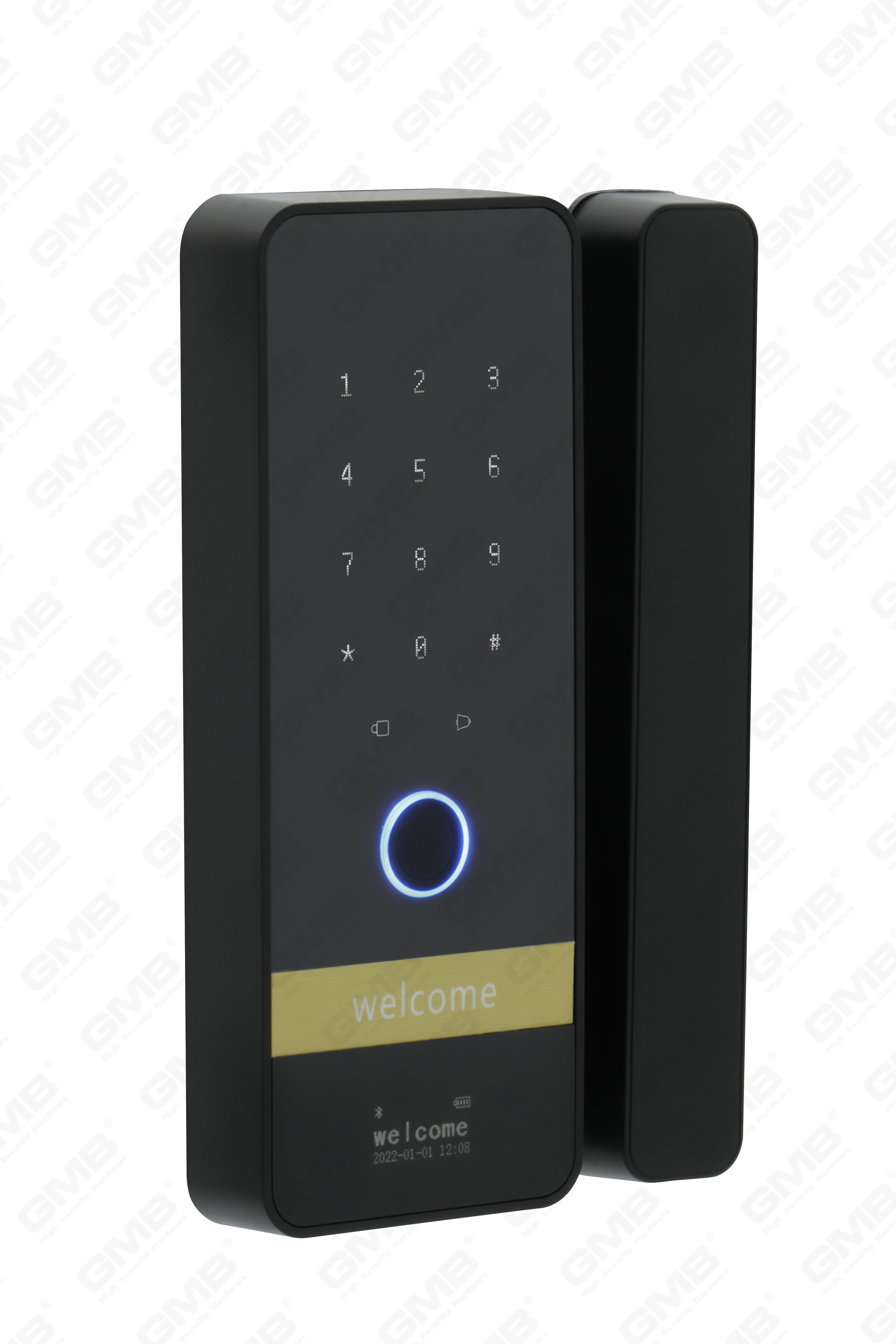 Empreinte digitale haute sécurité / carte RFID / WiFi / Tuya / TT App Lock de porte en verre intelligent (255) (255)