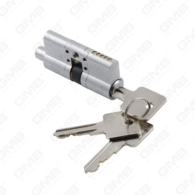 En1303 Cylindre de serrure de porte modulaire d'extension en laiton de profil européen de haute sécurité (GMB-CY-37T)