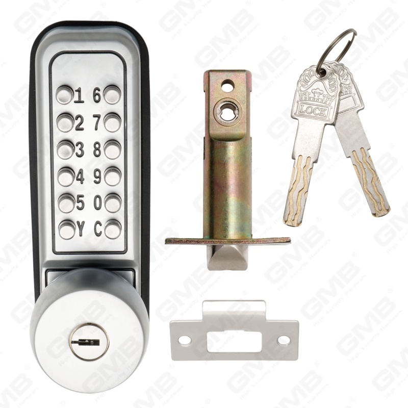 Serrure à combinaison numérique intelligente en alliage de zinc, clavier mécanique à mot de passe, poignée de porte (209B)