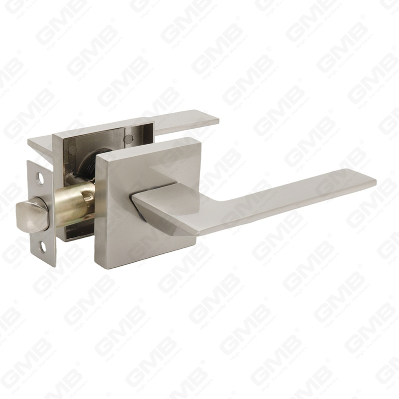 ANSI UL Standard en alliage de zinc/aluminium serrure de porte intérieure tubulaire commerciale cylindrique poignée de sécurité serrure à levier (9168)