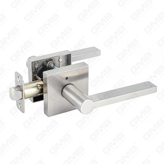 ANSI UL Standard en alliage de zinc/aluminium serrure de porte intérieure tubulaire commerciale cylindrique poignée de sécurité serrure à levier (9172)
