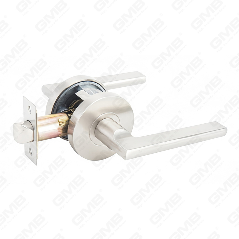 ANSI UL Standard en alliage de zinc/aluminium serrure de porte intérieure tubulaire commerciale cylindrique poignée de sécurité serrure à levier (9270)