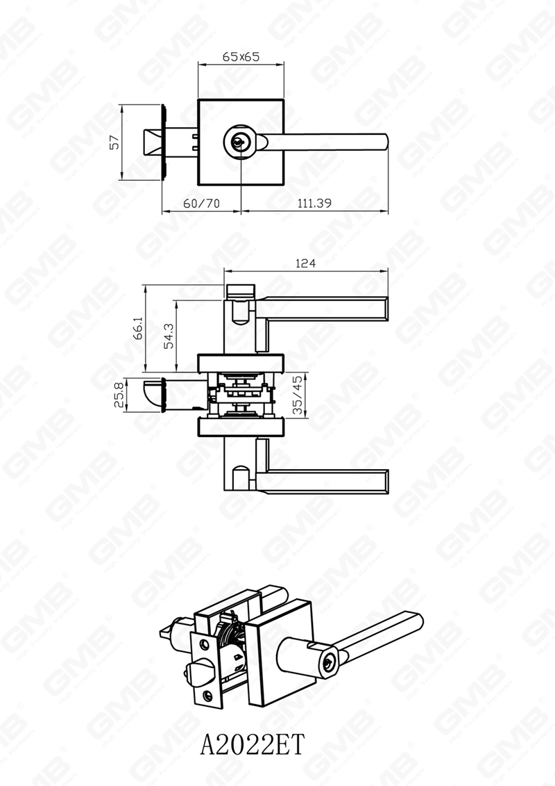 SERRURE TUBULAIRE ROBUSTE 1200 LR
