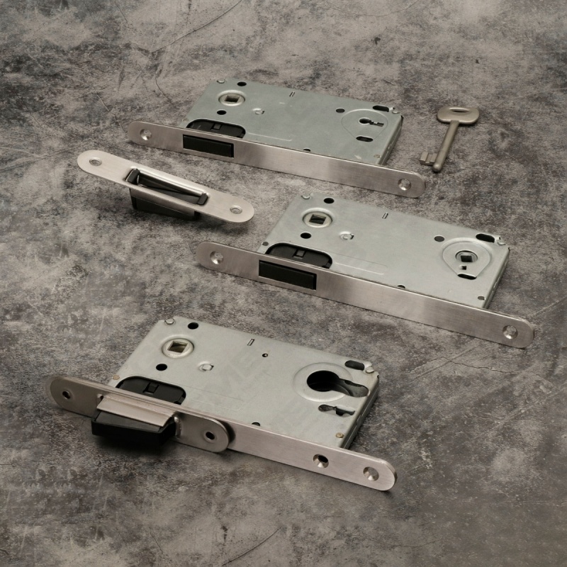 Mortaise de sécurité silencieuse, loquet de serrure de porte, serrure magnétique, corps de serrure à clé (CX9050K)
