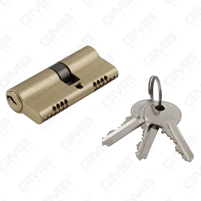 Cylindre de haute sécurité avec trois rangées de broches Cylindre de haute sécurité de qualité supérieure avec clés pour porte [GMB-CY-22]
