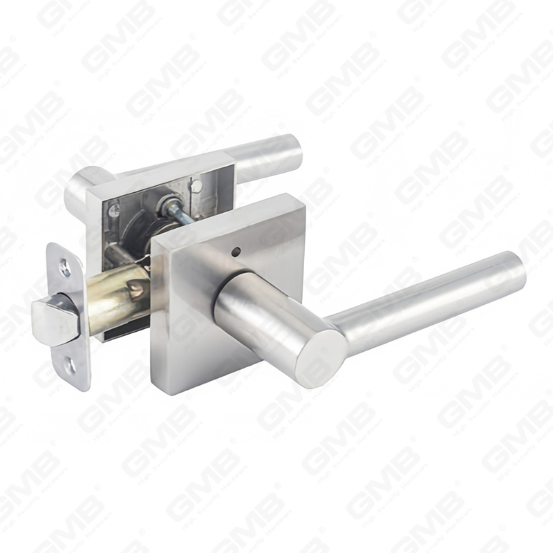 ANSI UL Standard en alliage de zinc/aluminium serrure de porte intérieure tubulaire commerciale cylindrique poignée de sécurité serrure à levier (9167)