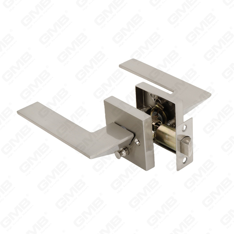 ANSI UL Standard en alliage de zinc/aluminium serrure de porte intérieure tubulaire commerciale cylindrique poignée de sécurité serrure à levier (9168)