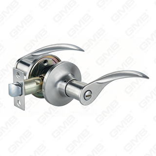 Serrure de porte intérieure en alliage de zinc et aluminium, norme ANSI UL, tubulaire, poignée de sécurité commerciale, serrure à levier (8003)