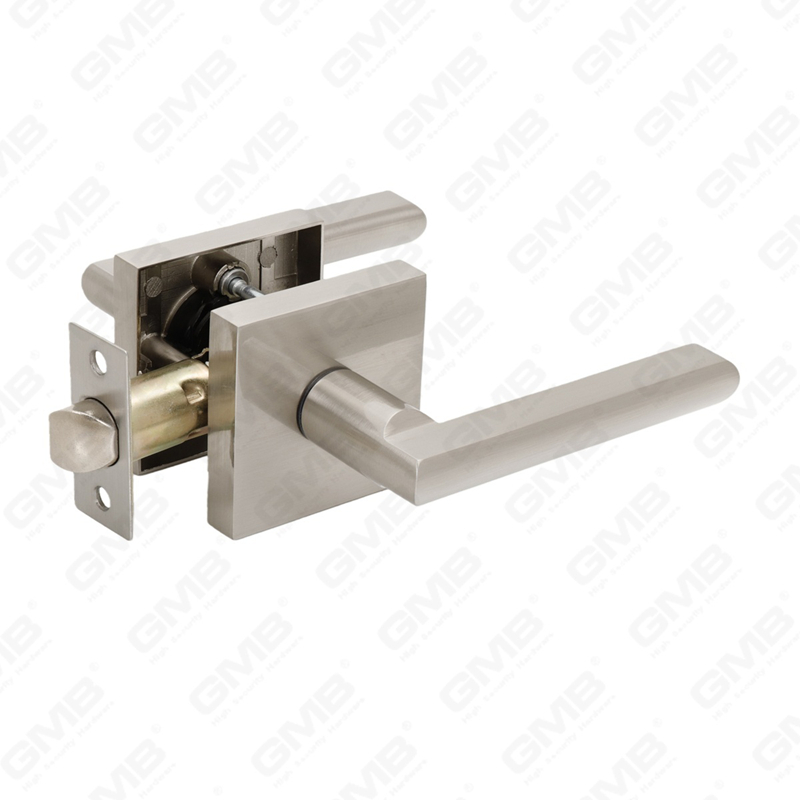 ANSI UL Standard en alliage de zinc/aluminium serrure de porte intérieure tubulaire commerciale cylindrique poignée de sécurité serrure à levier (9165)
