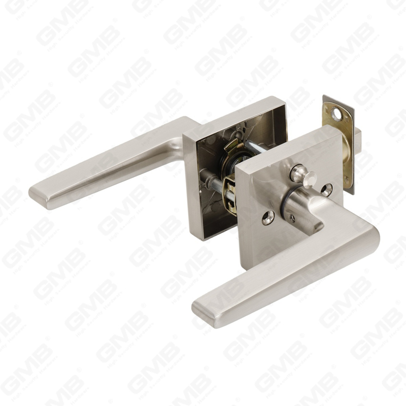 ANSI UL Standard en alliage de zinc/aluminium serrure de porte intérieure tubulaire commerciale cylindrique poignée de sécurité serrure à levier (9161)