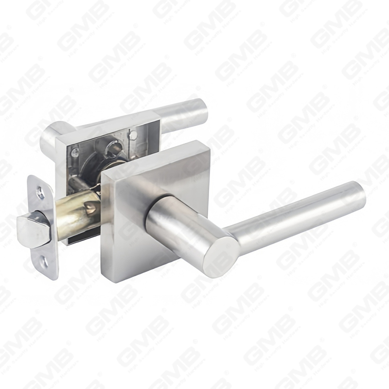 ANSI UL Standard en alliage de zinc/aluminium serrure de porte intérieure tubulaire commerciale cylindrique poignée de sécurité serrure à levier (9167)