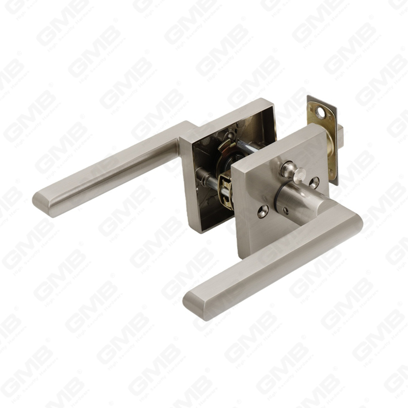 ANSI UL Standard en alliage de zinc/aluminium serrure de porte intérieure tubulaire commerciale cylindrique poignée de sécurité serrure à levier (9165)