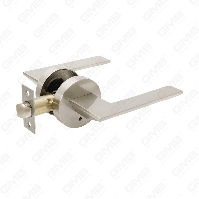 ANSI UL Standard en alliage de zinc/aluminium serrure de porte intérieure tubulaire commerciale cylindrique poignée de sécurité serrure à levier (9168)