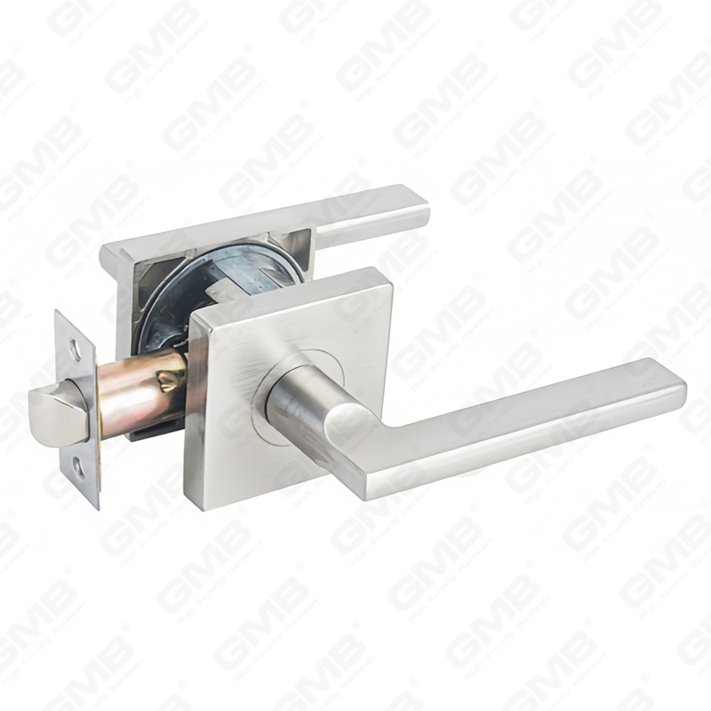 ANSI UL Standard en alliage de zinc/aluminium serrure de porte intérieure tubulaire commerciale cylindrique poignée de sécurité serrure à levier (9270)