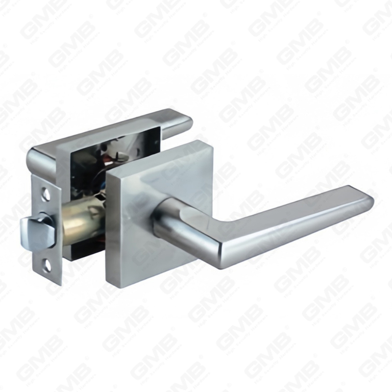 ANSI UL Standard en alliage de zinc/aluminium serrure de porte intérieure tubulaire commerciale cylindrique poignée de sécurité serrure à levier (9161)