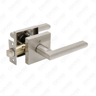 ANSI UL Standard en alliage de zinc/aluminium serrure de porte intérieure tubulaire commerciale cylindrique poignée de sécurité serrure à levier (9165)