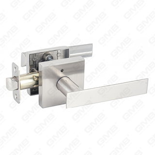 ANSI UL Standard en alliage de zinc/aluminium serrure de porte intérieure tubulaire commerciale cylindrique poignée de sécurité serrure à levier (9169)