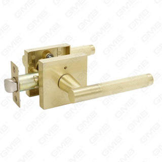 ANSI UL Standard en alliage de zinc/aluminium serrure de porte intérieure tubulaire commerciale cylindrique poignée de sécurité serrure à levier (9163X)