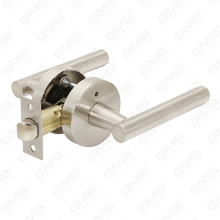ANSI UL Standard en alliage de zinc/aluminium serrure de porte intérieure tubulaire commerciale cylindrique poignée de sécurité serrure à levier (9163)