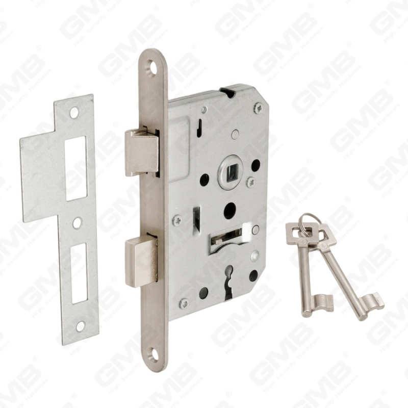 Serrure de porte à mortaise de haute sécurité, pêne dormant en laiton Zamak, serrure jour et nuit à clé résidentielle pour porte intérieure Corps de serrure (5300)