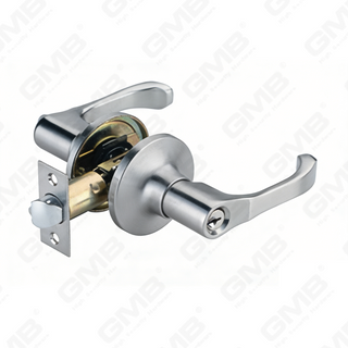 Serrure de porte intérieure en alliage de zinc et aluminium, norme ANSI UL, tubulaire, poignée de sécurité commerciale, serrure à levier (8002)